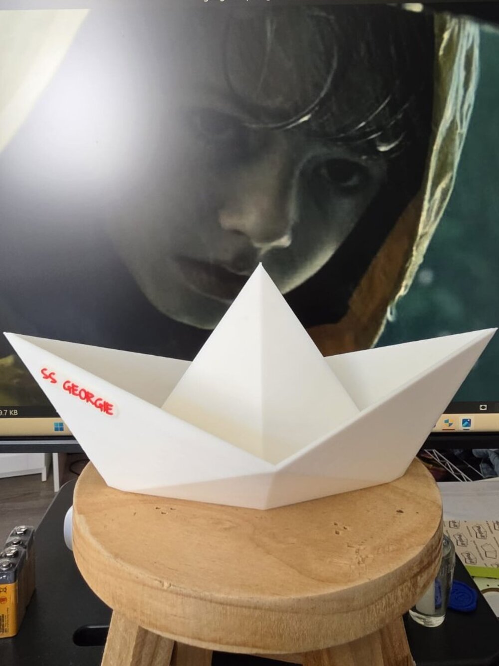SS Georgie Paper Boat Replica It Stephen King Pennywise